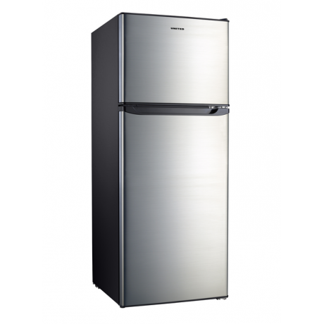 UNITED UDX-2806NF 280lt Inox Ψυγείο Δίπορτο